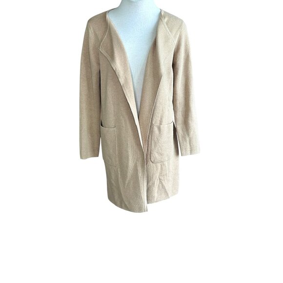 J Crew Juliette Merino Wool Blend Open Drape Duster Cardigan Sweater Size Small - Picture 1 of 9